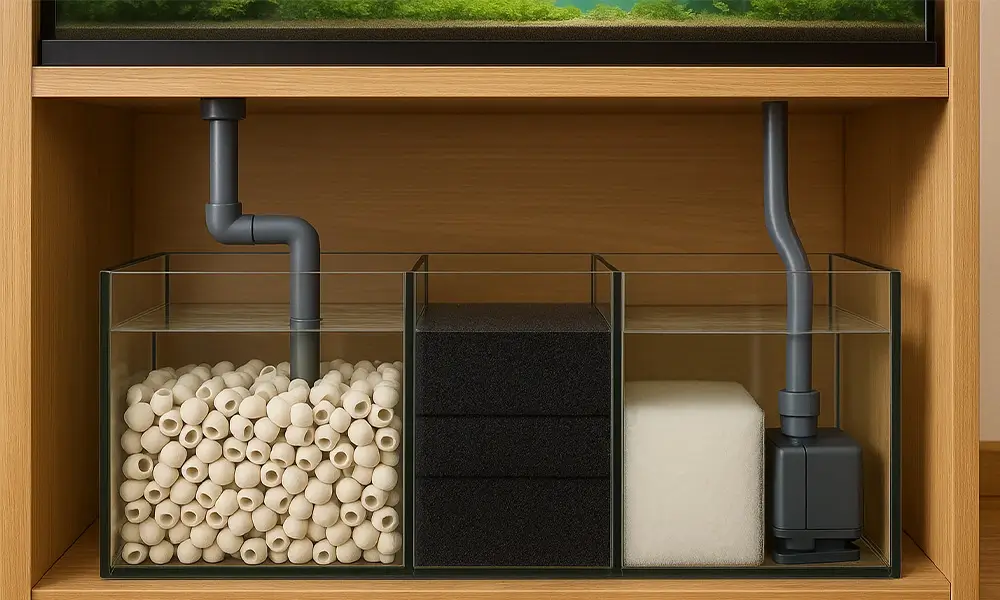 décantation Aquarium Parfait