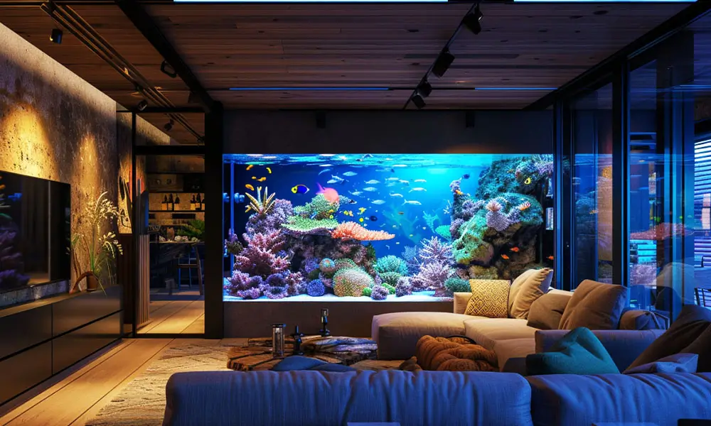 Aquarium Parfait Eclairage aquarium eau de mer