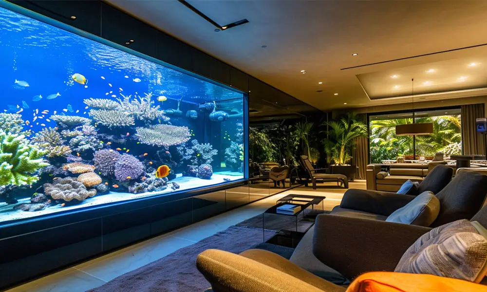 Aquarium Parfait Eclairage aquarium eau de mer
