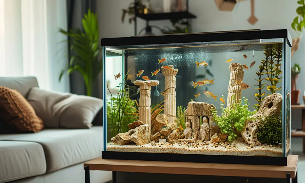 Décor résine aquarium