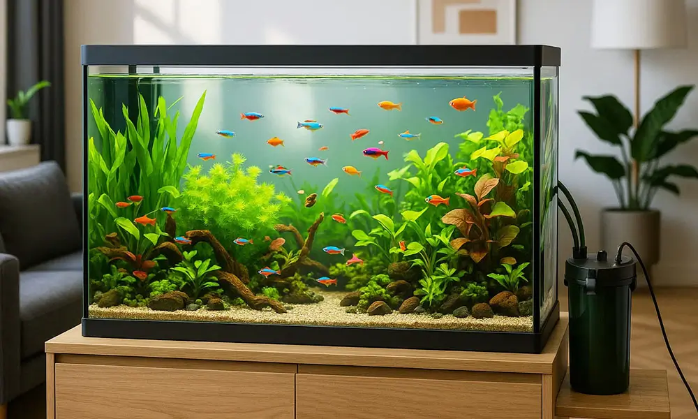 filtration externe 1000x600 Filtration externe aquarium eau douce