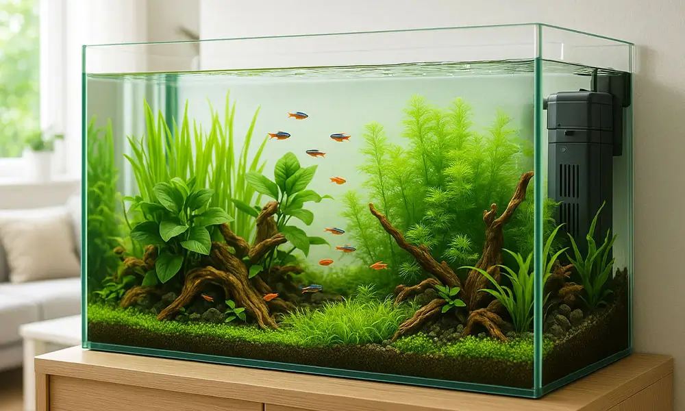 filtration interne quater 1000x600 Filtre interne aquarium eau douce