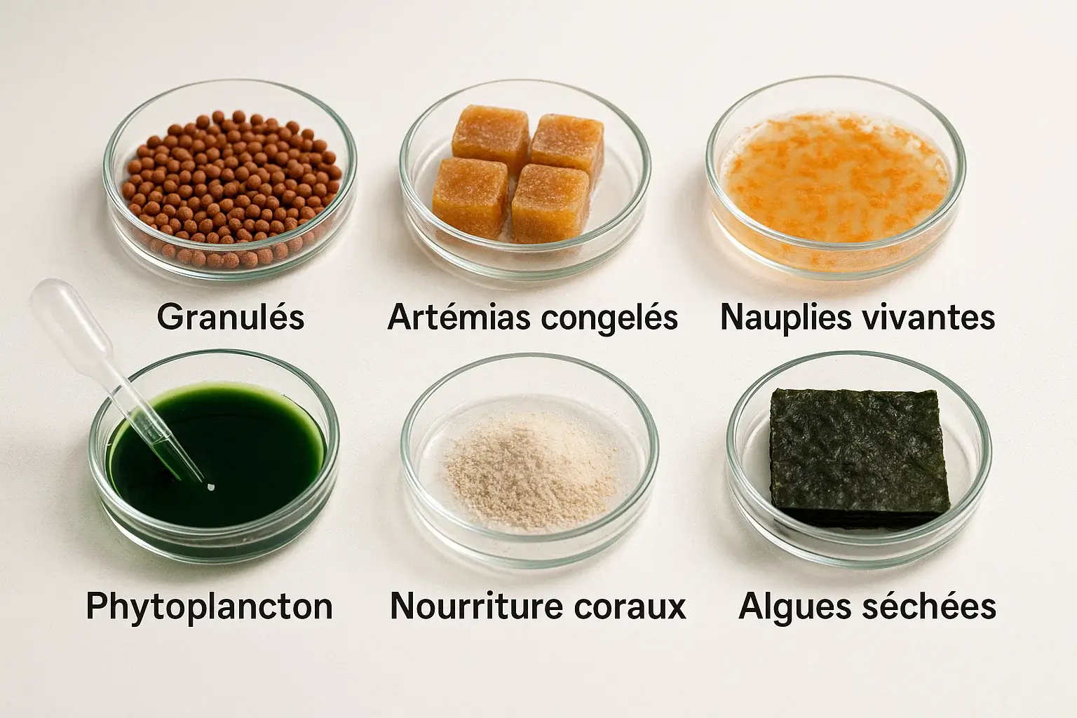 Nourriture aquarium eau de mer Nourriture poissons aquarium eau de mer