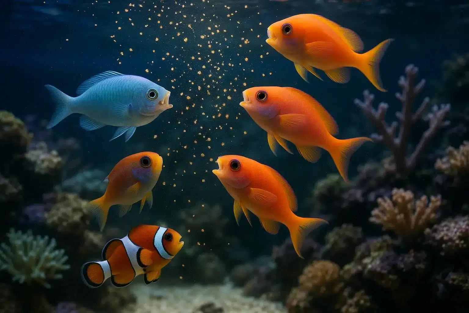 Nourriture aquarium eau de mer Aquarium Parfait Nourriture aquarium eau de mer