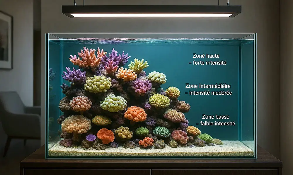 Aquarium Parfait éclairage aquarium récifal
