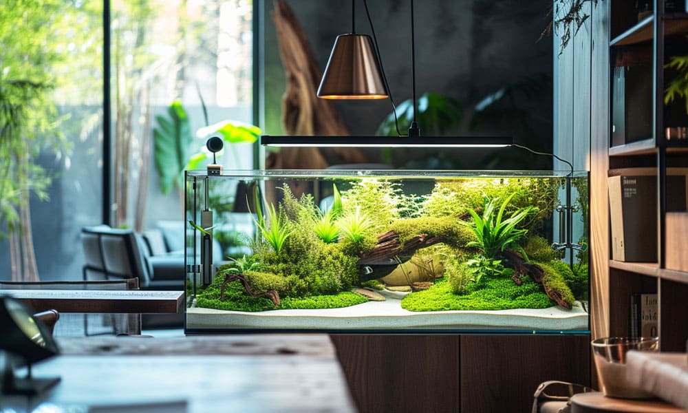 Aquarium Parfait pousse des plantes aquarium eau douce