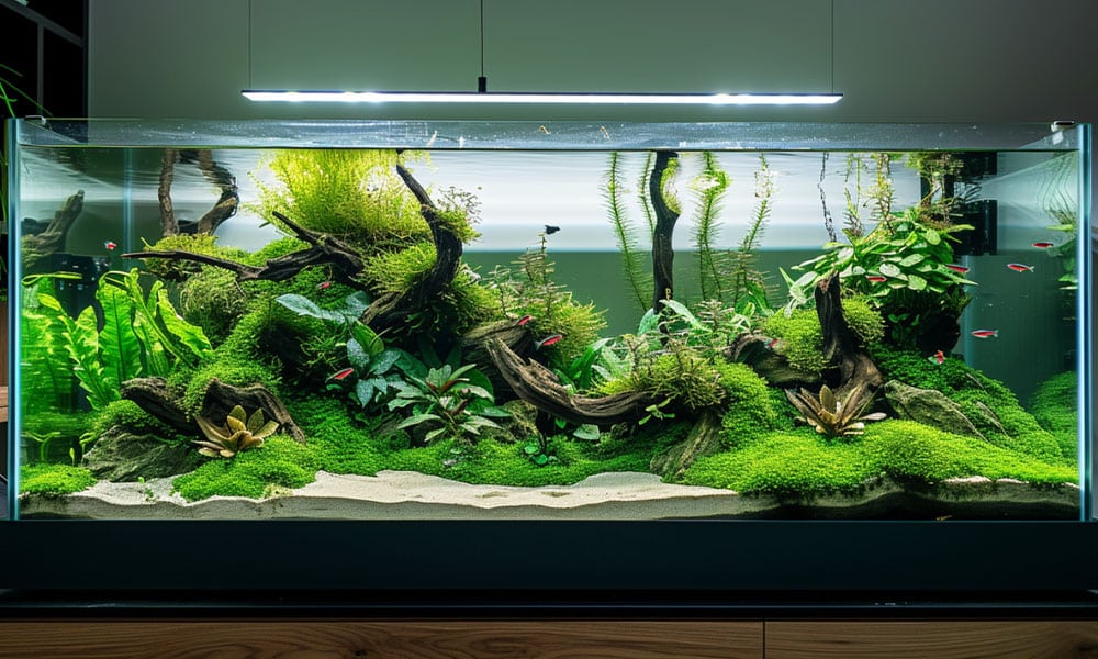Aquarium Parfait pousse des plantes aquarium eau douce