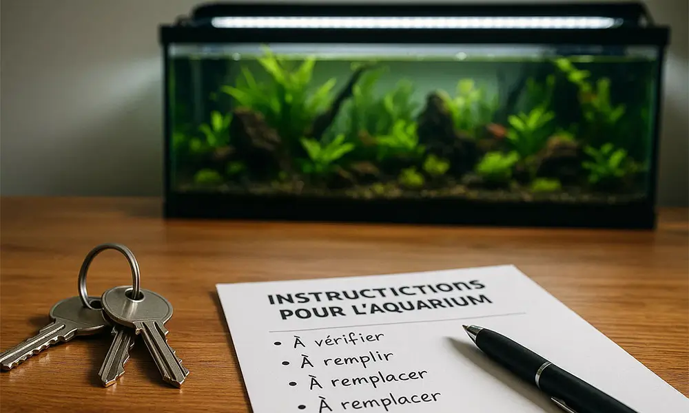 Aquarium Parfait comment gérer un aquarium pendant les vacances