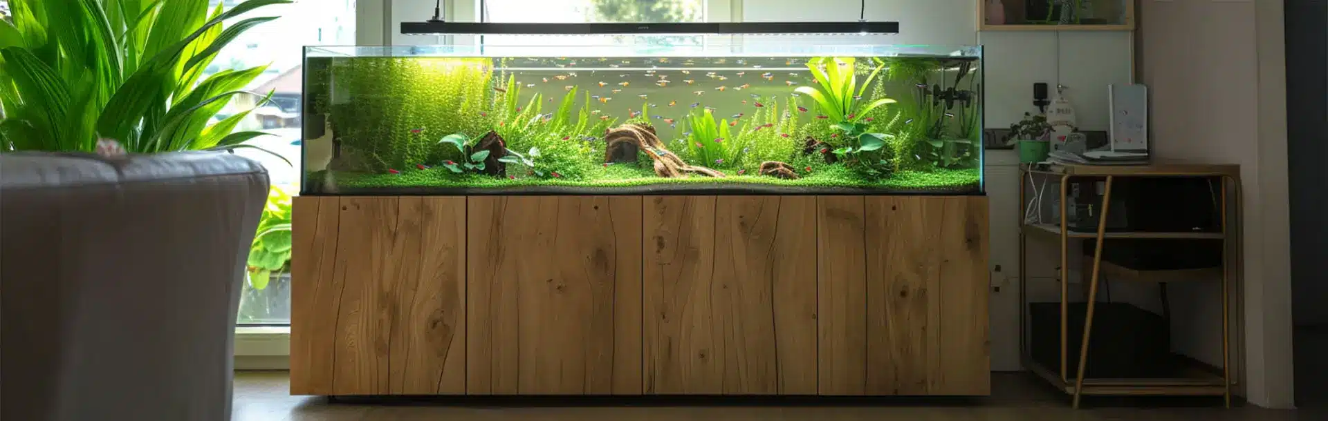 Bannière blog meubles aquarium Aquarium Parfait Meuble support aquarium
