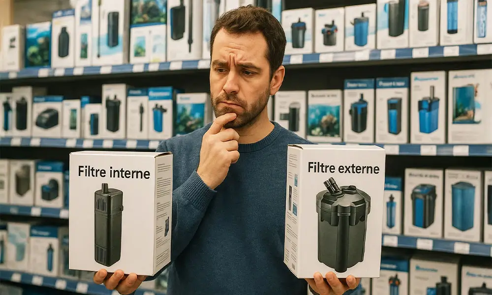 Aquarium Parfait filtre interne vs filtre externe