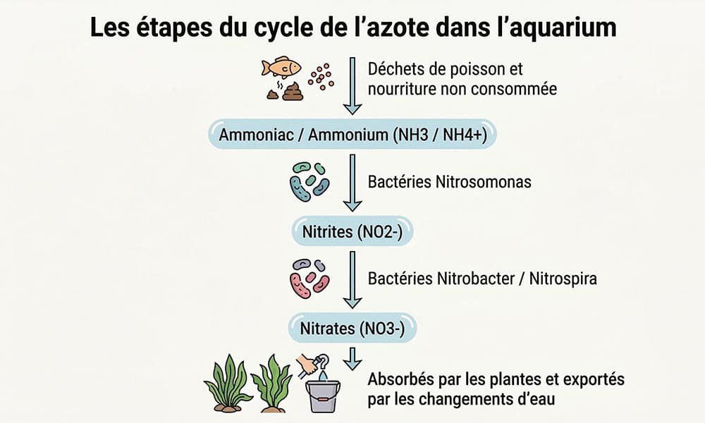 cycle de l'azote en aquarium